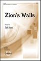 Zion's Walls SATB choral sheet music cover